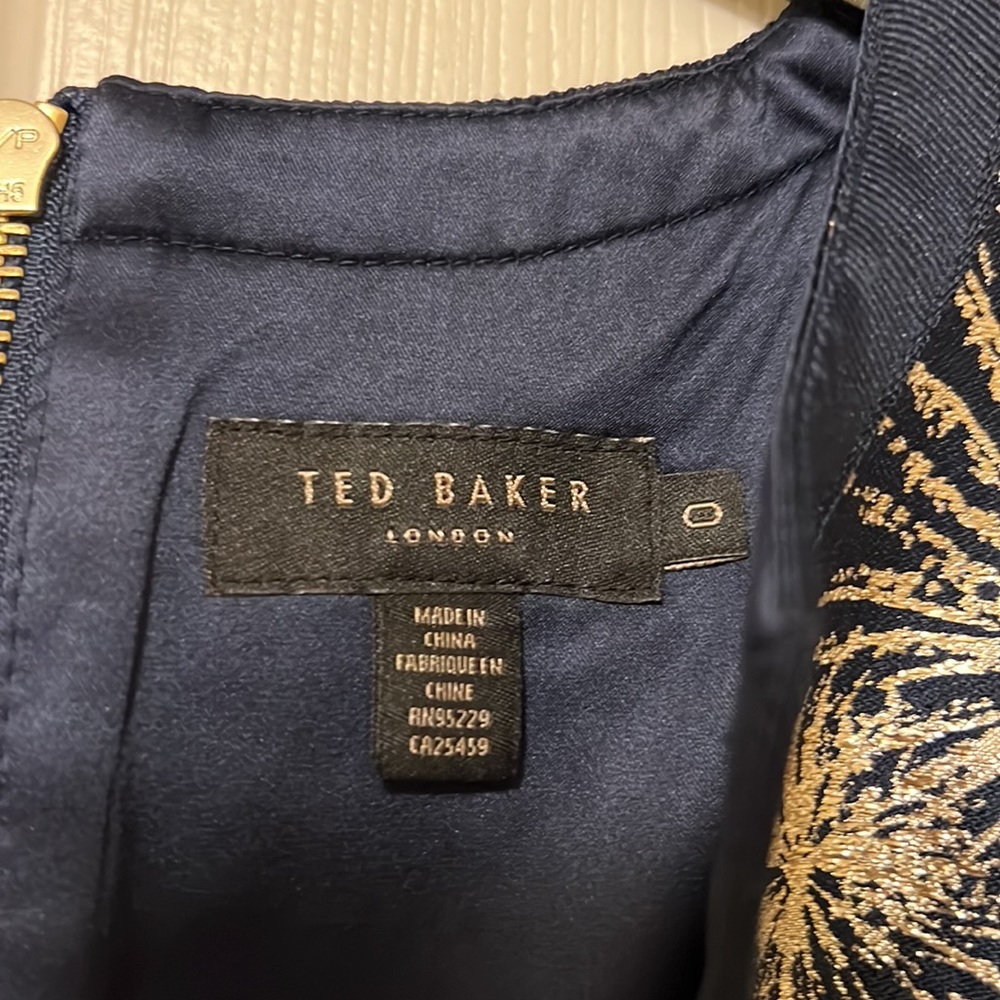 Ted Baker Tdzalla Sculpted Stardust Jacquard Dress - Picture 7 of 7
